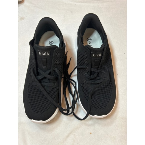 Kizik Black Knit Hands Free Slip On Sneakers Athletic Shoes Men\'s Size 11‎ Wide